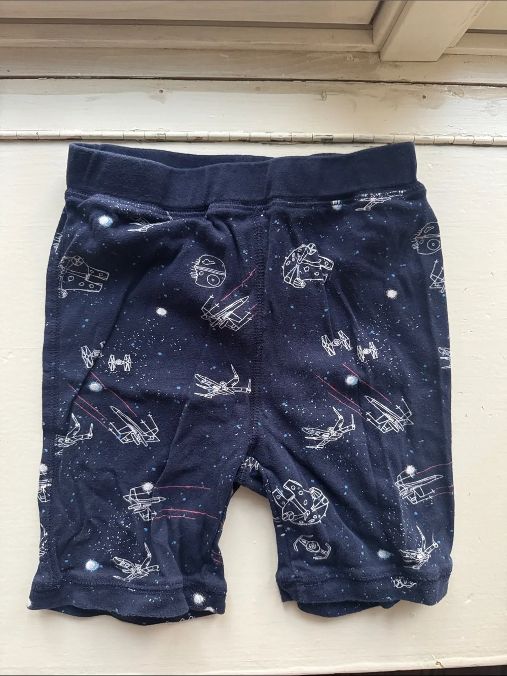 GAP Red and Navy Star Wars Two-Piece Pajama Set